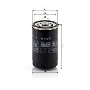 Фильтр масляный MANN-FILTER W 719/36